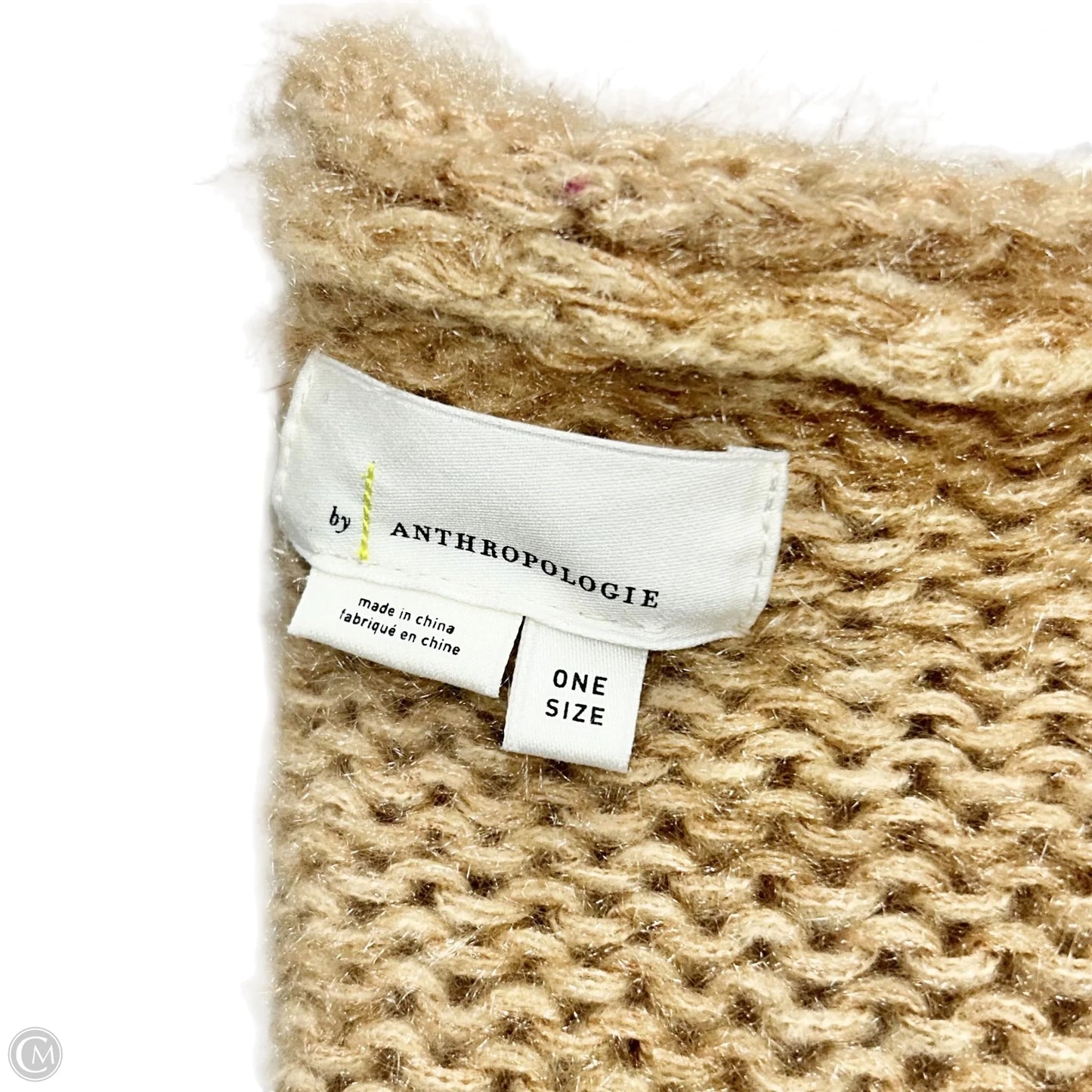 Sweater Cardigan By Anthropologie In Pink & Tan, Size: Osfm