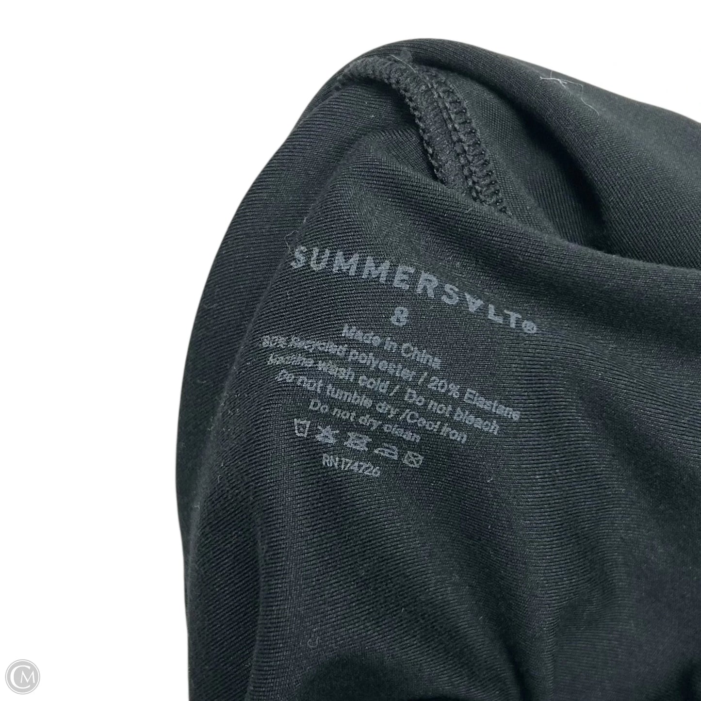 Athletic Leggings By Summersalt In Black & Blue, Size: M