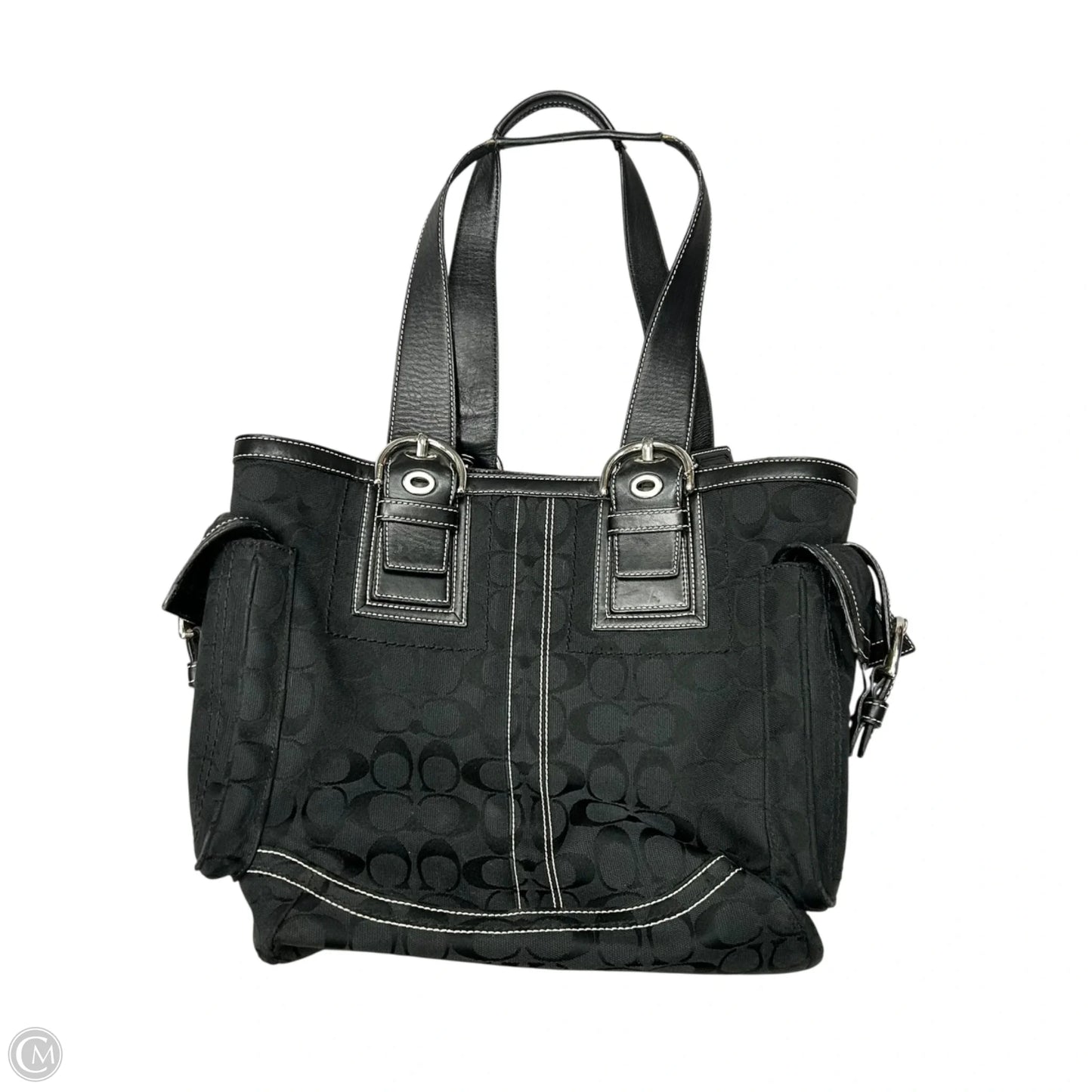 Tote Designer By Coach, Size: Medium