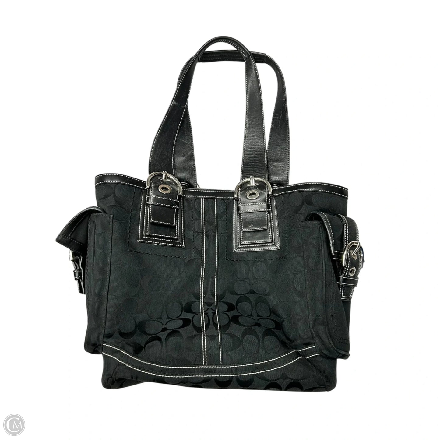 Tote Designer By Coach, Size: Medium