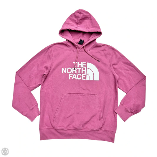 Athletic Sweatshirt Hoodie By The North Face In Purple, Size: L
