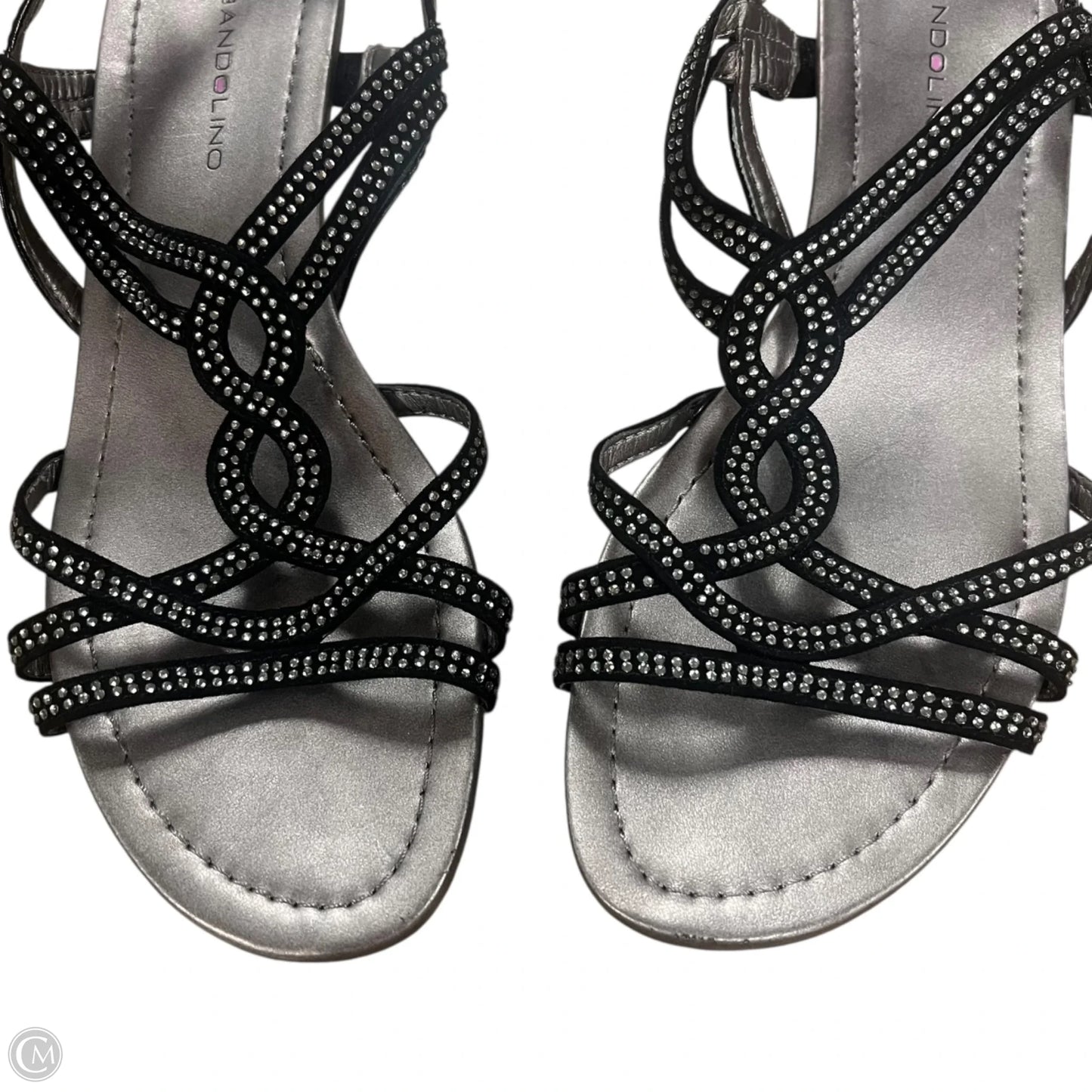 Sandals Heels Wedge By Bandolino In Black, Size: 8