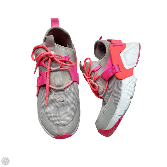 Shoes Athletic By Nike In Grey & Pink, Size: 10