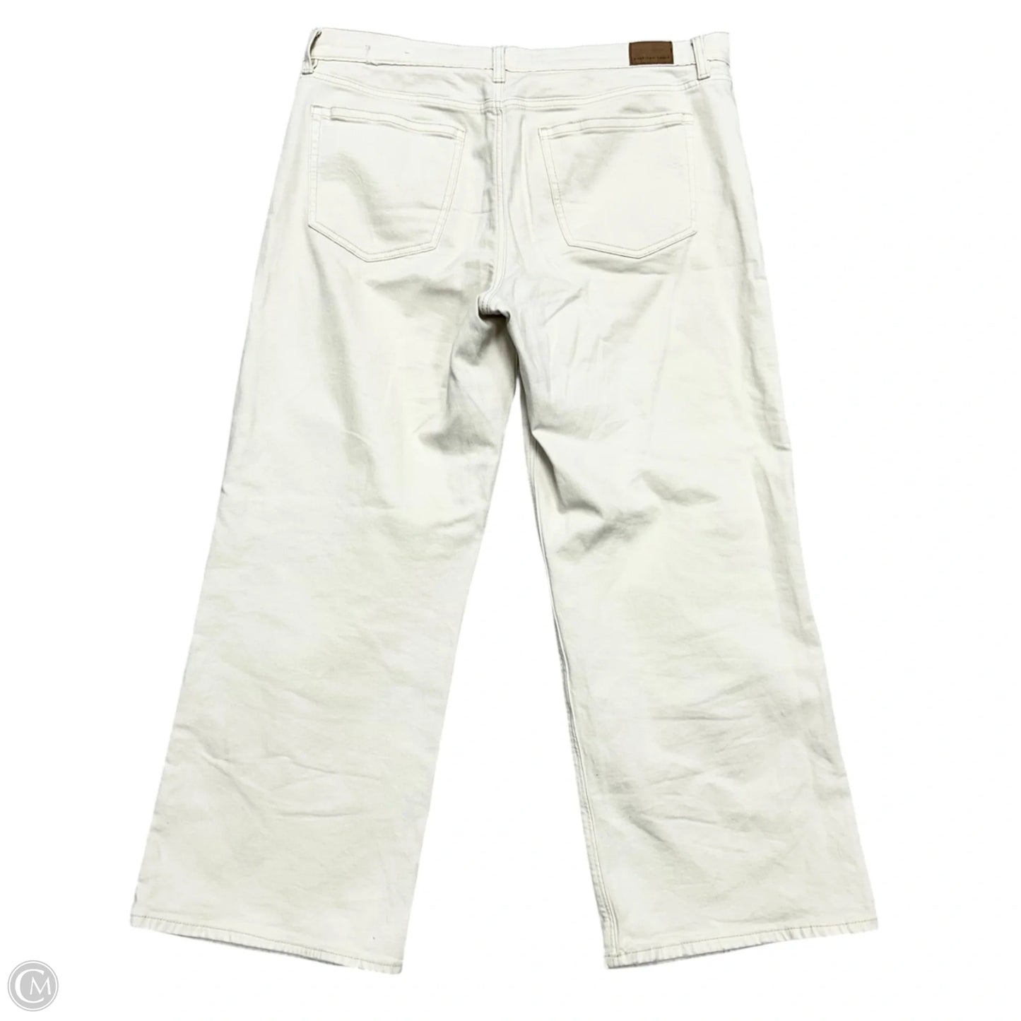 Pants Wide Leg By American Eagle In Cream, Size: 16