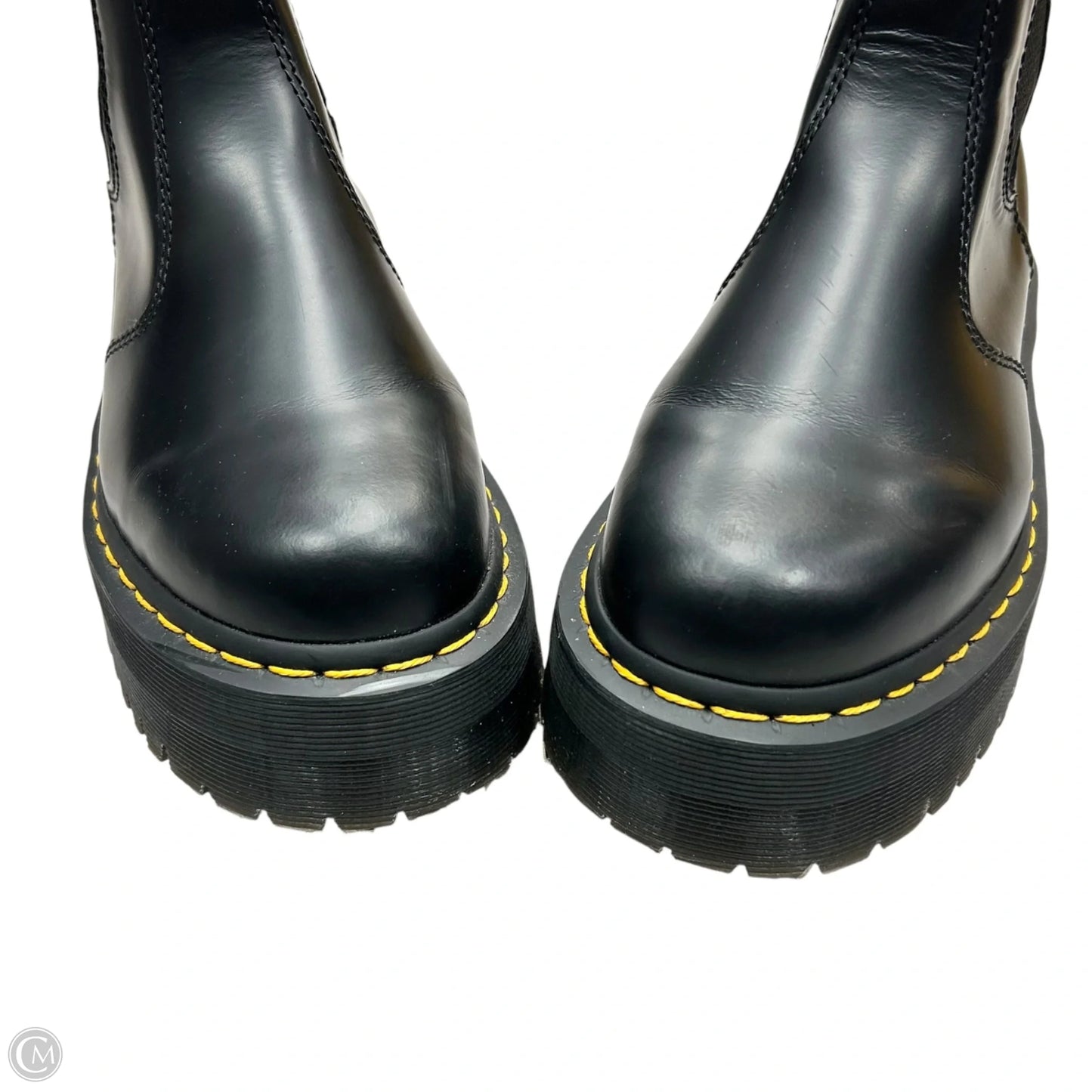 Boots Ankle Heels By Dr Martens In Black, Size: 9