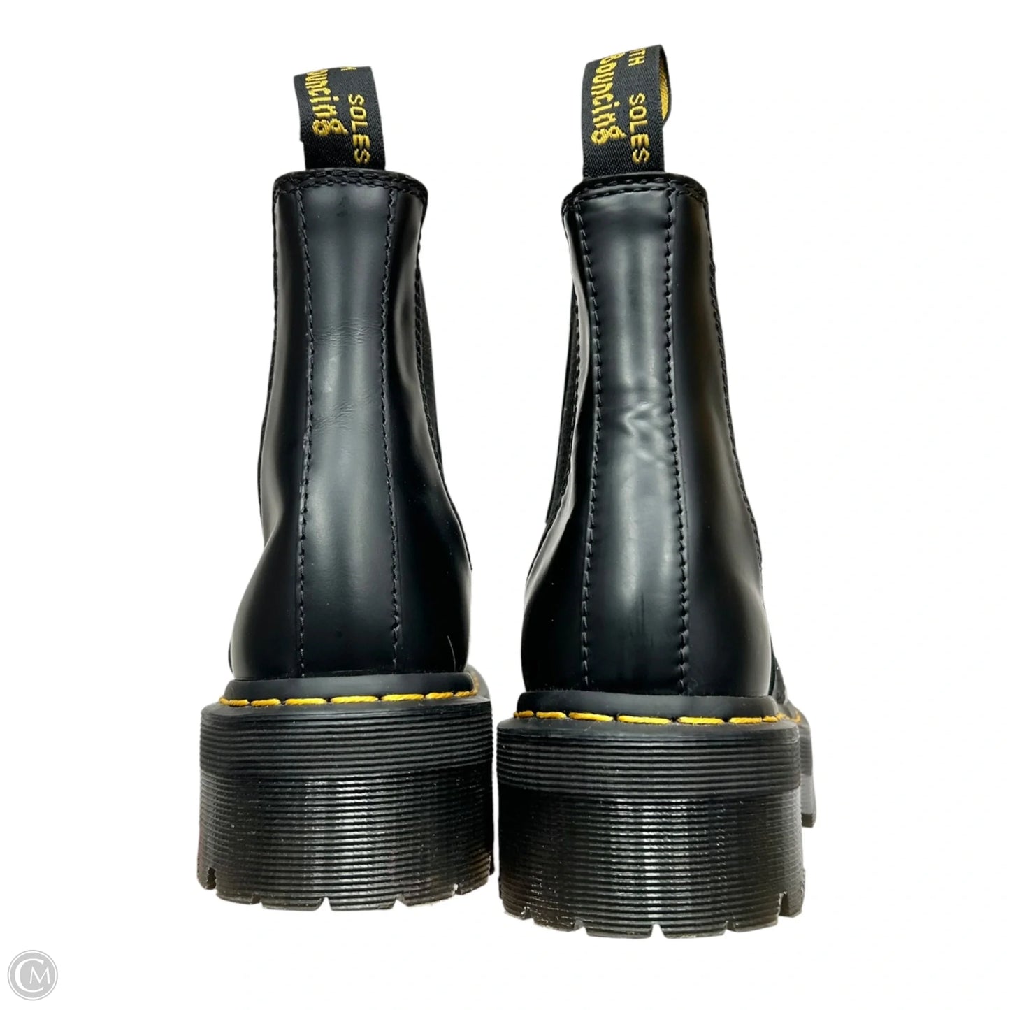 Boots Ankle Heels By Dr Martens In Black, Size: 9