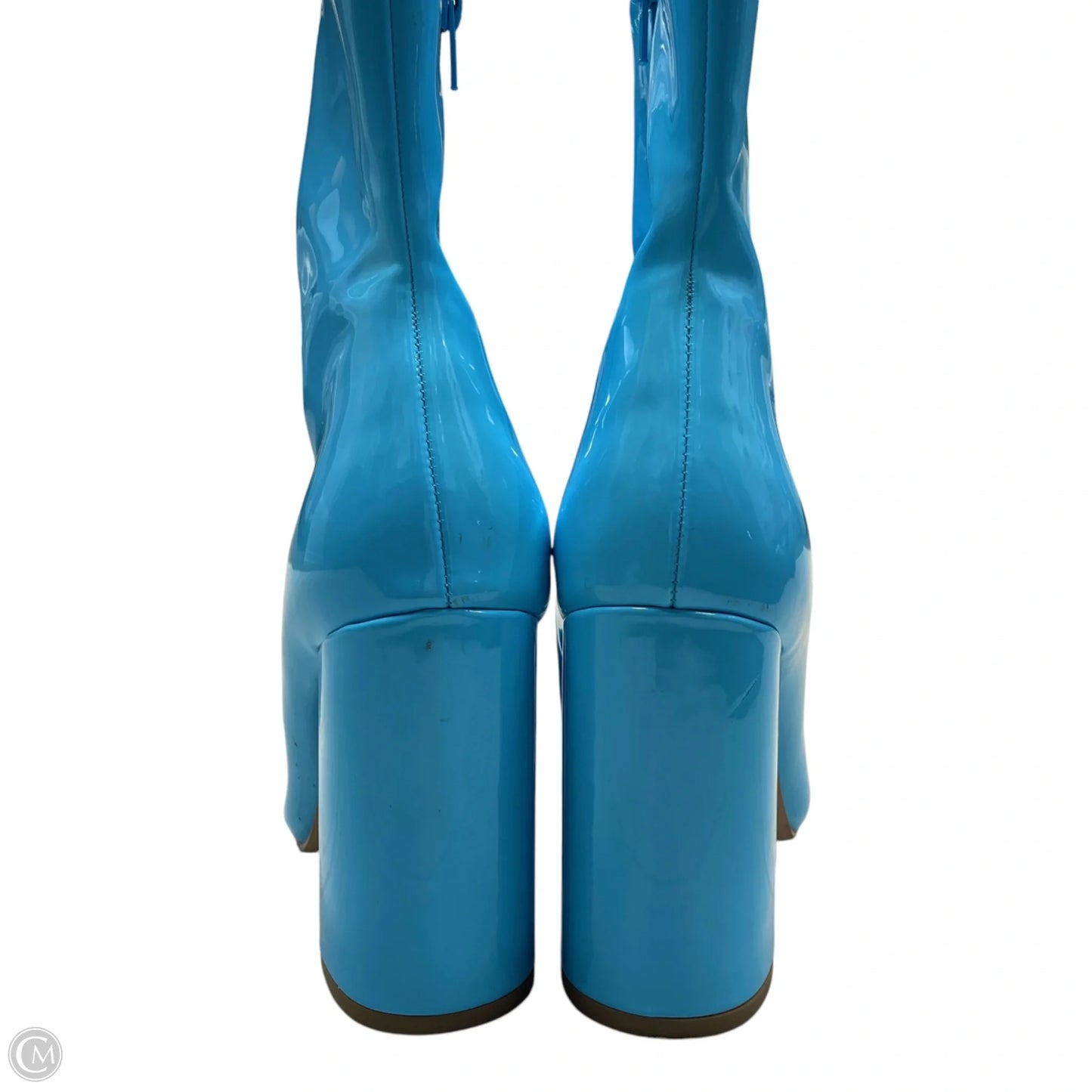 Boots Ankle Heels By Steve Madden In Blue, Size: 8.5