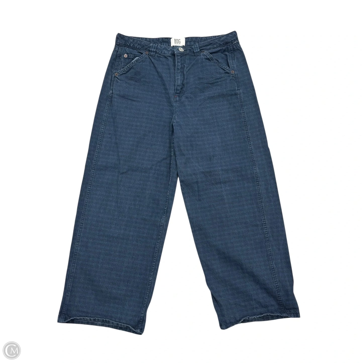 Jeans Wide Leg By Bdg In Black & Blue, Size: 14