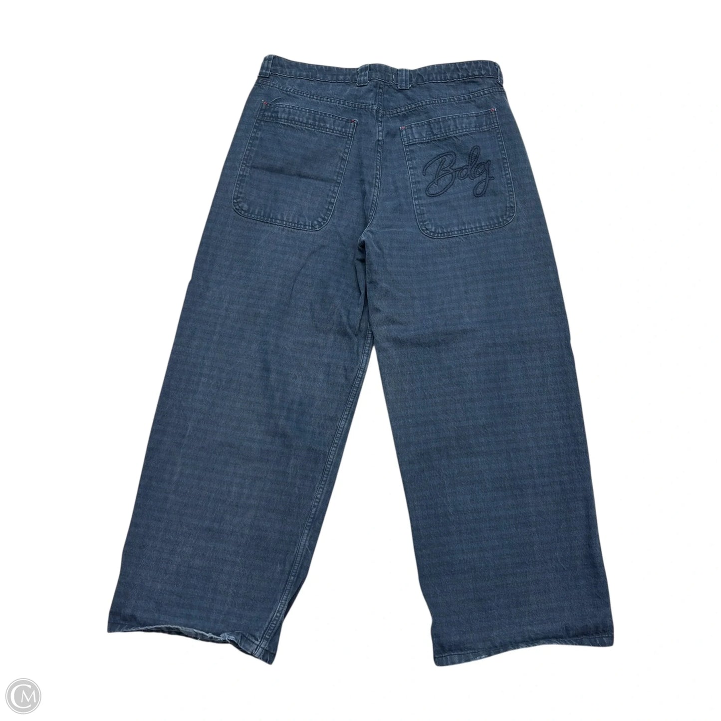 Jeans Wide Leg By Bdg In Black & Blue, Size: 14