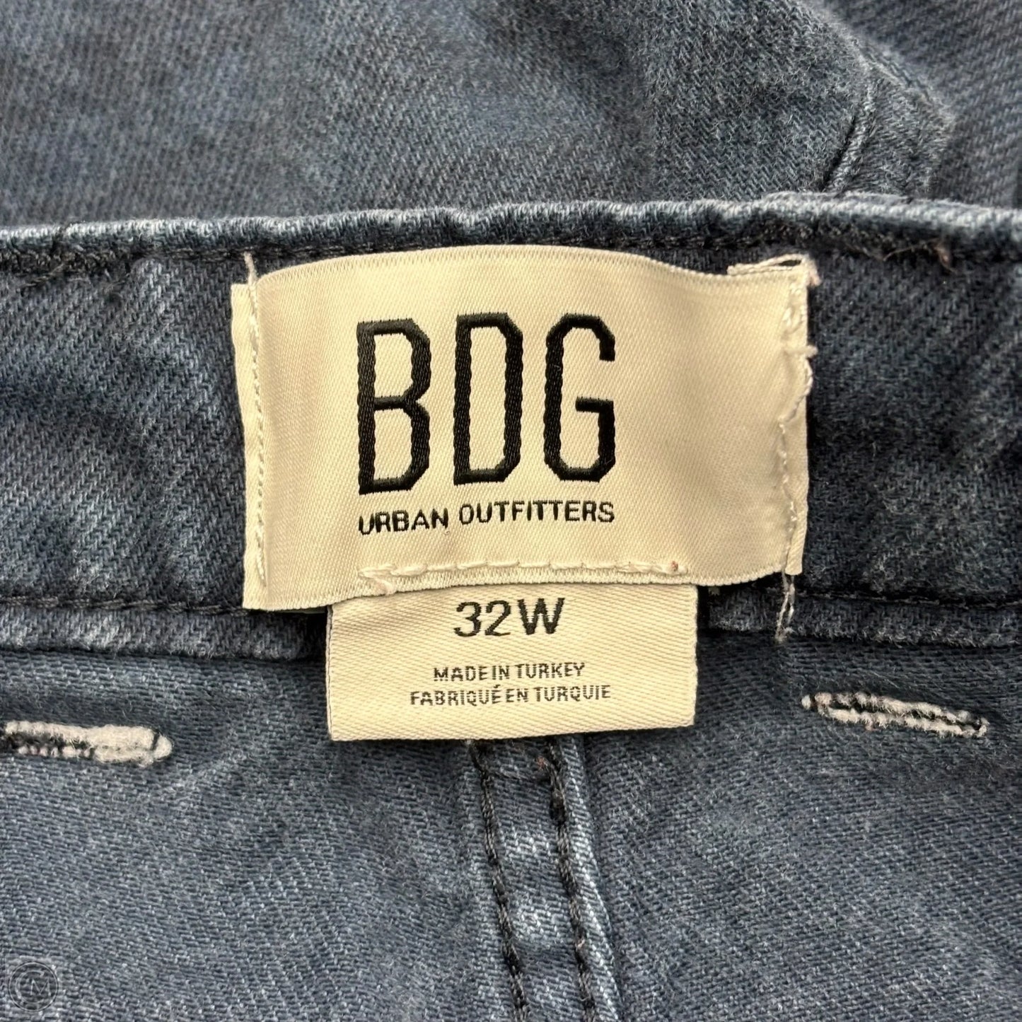 Jeans Wide Leg By Bdg In Black & Blue, Size: 14