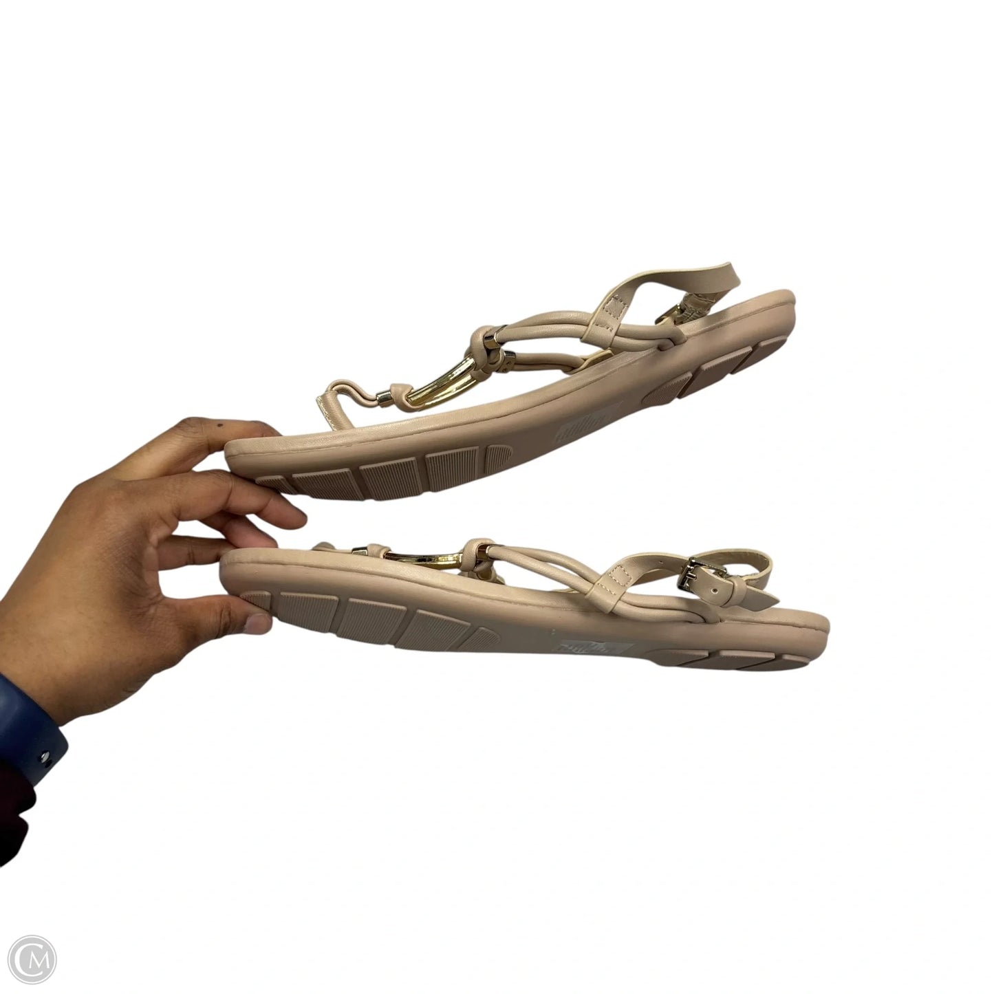 Sandals Flats By Apt 9 In Beige, Size: 9