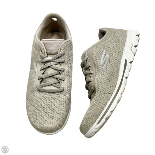 Shoes Athletic By Skechers In Tan, Size: 8