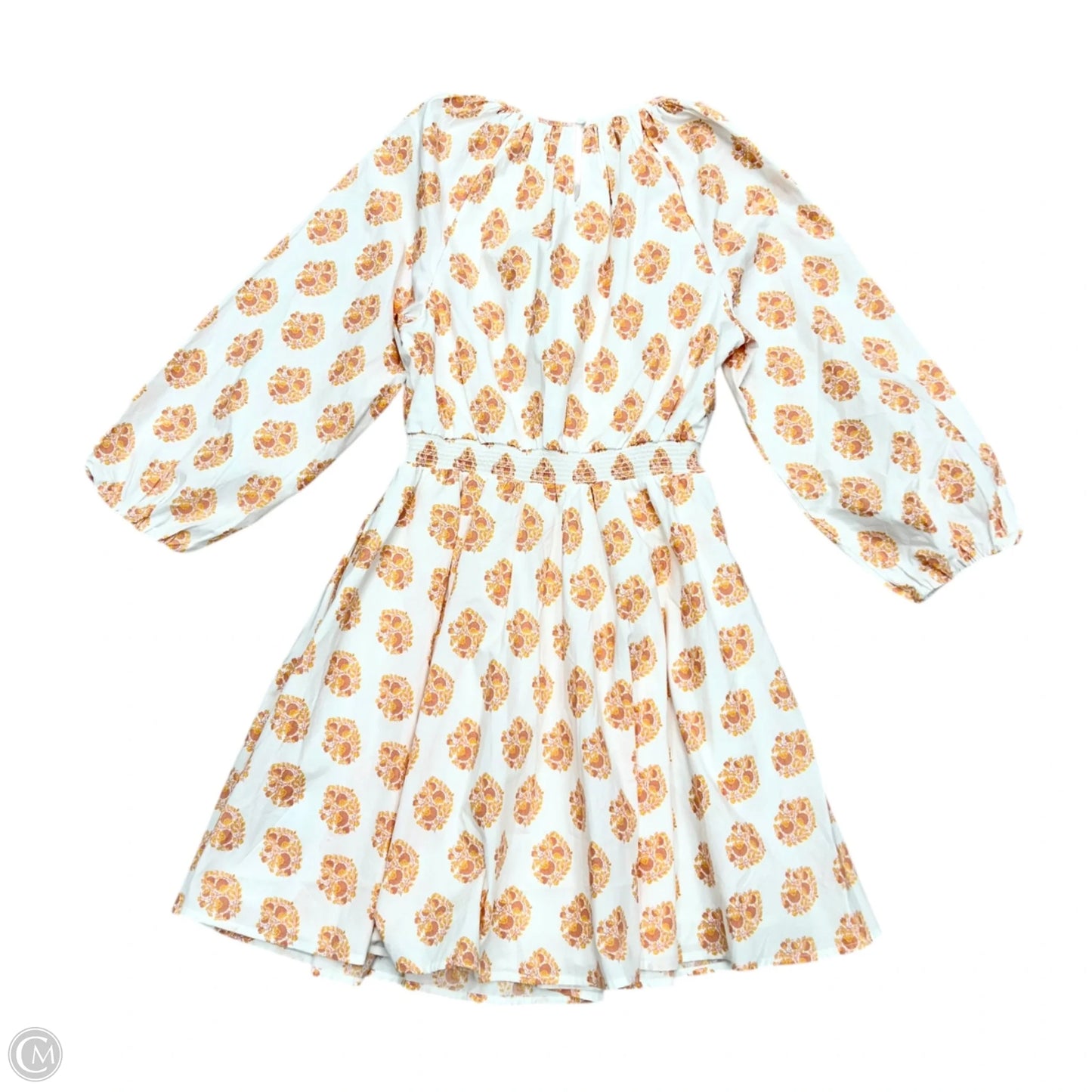 Dress Casual Short By J. Crew In Orange & White, Size: Xs