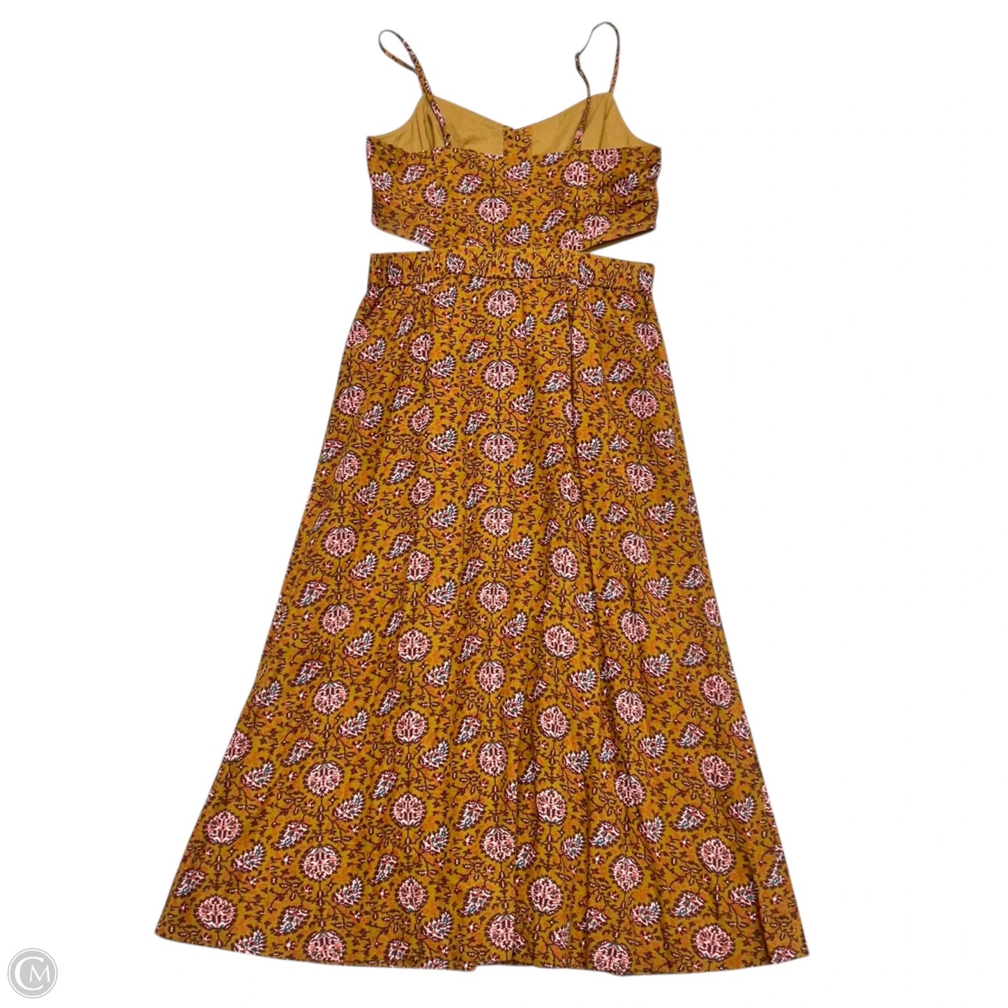 Dress Casual Midi By Madewell In Purple & Tan, Size: Xs