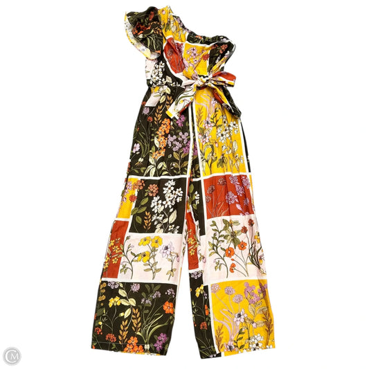 Jumpsuit By Eva Franco In Pink & Yellow, Size: Sp