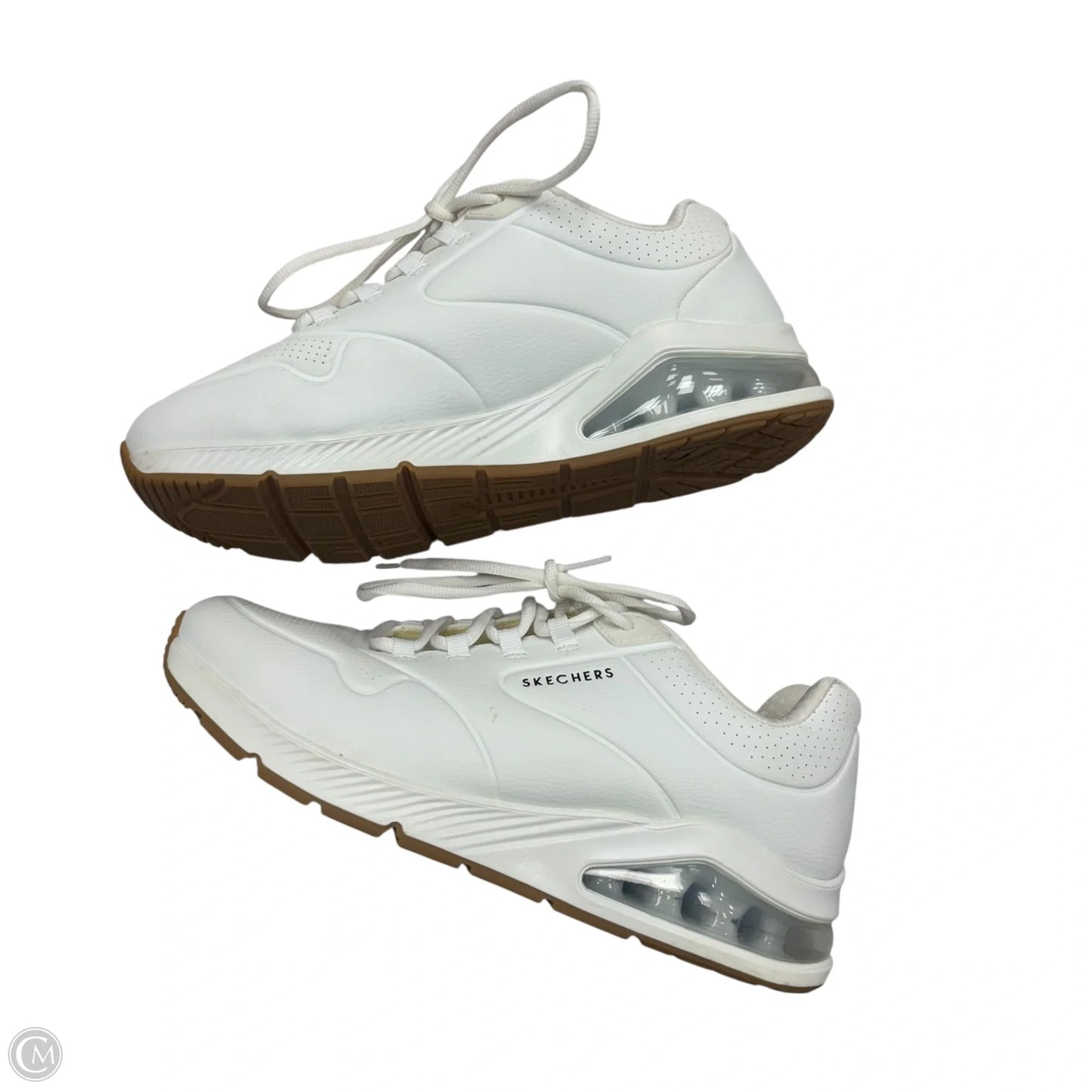 Shoes Athletic By Skechers In White, Size: 9.5