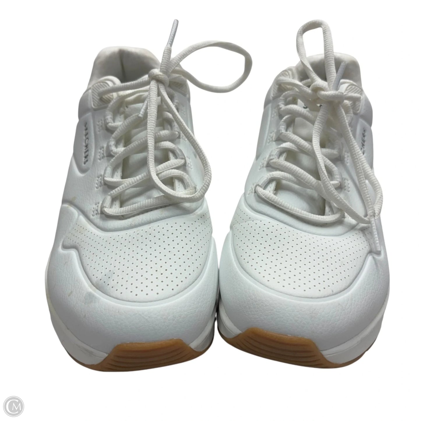 Shoes Athletic By Skechers In White, Size: 9.5