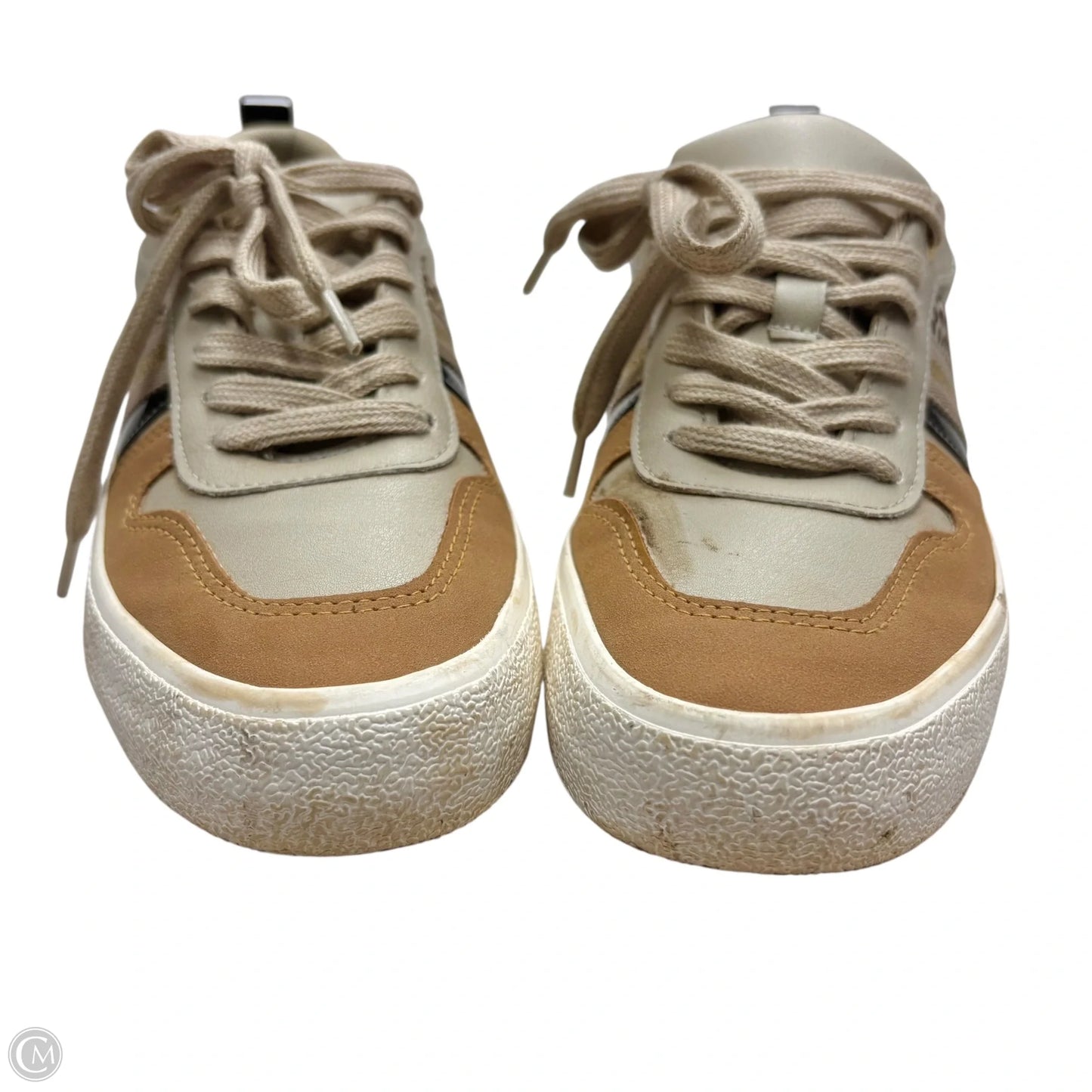 Shoes Sneakers By Drivein In Tan, Size: 7