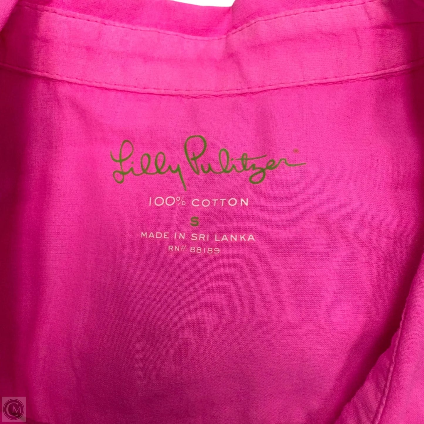 Top Long Sleeve Designer By Lilly Pulitzer In Pink, Size: S