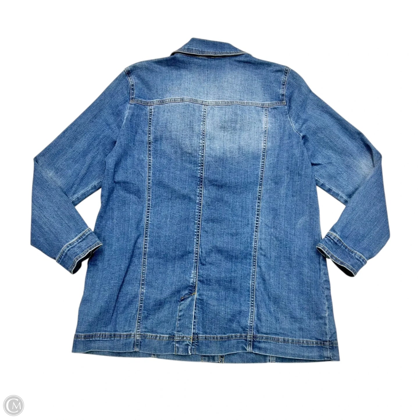 Jacket Denim By Habitat In Blue Denim, Size: L