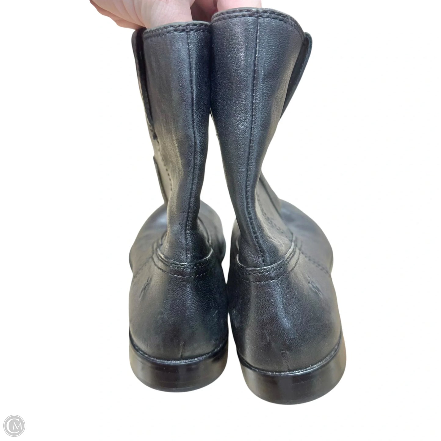 Boots Designer By Frye In Black, Size: 8