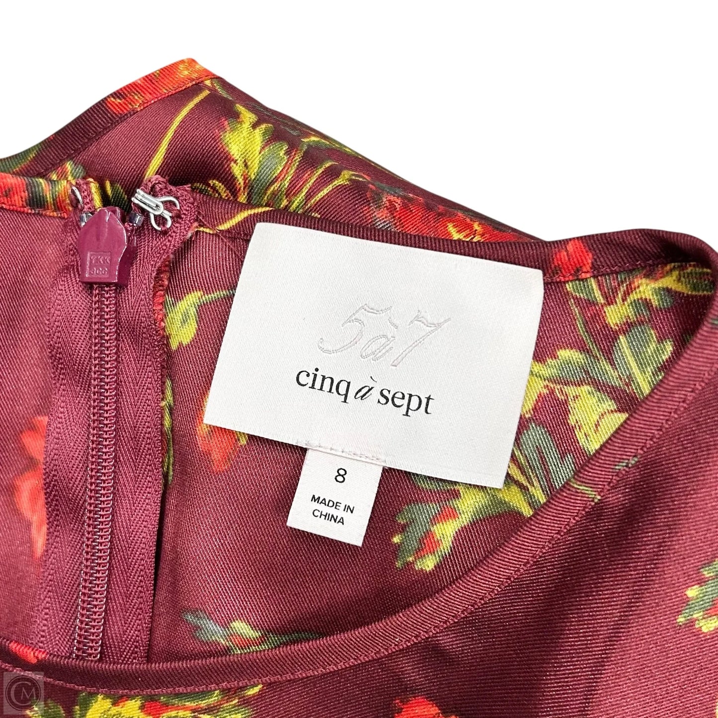 Dress Party Short By Cinq A Sept In Maroon, Size: S