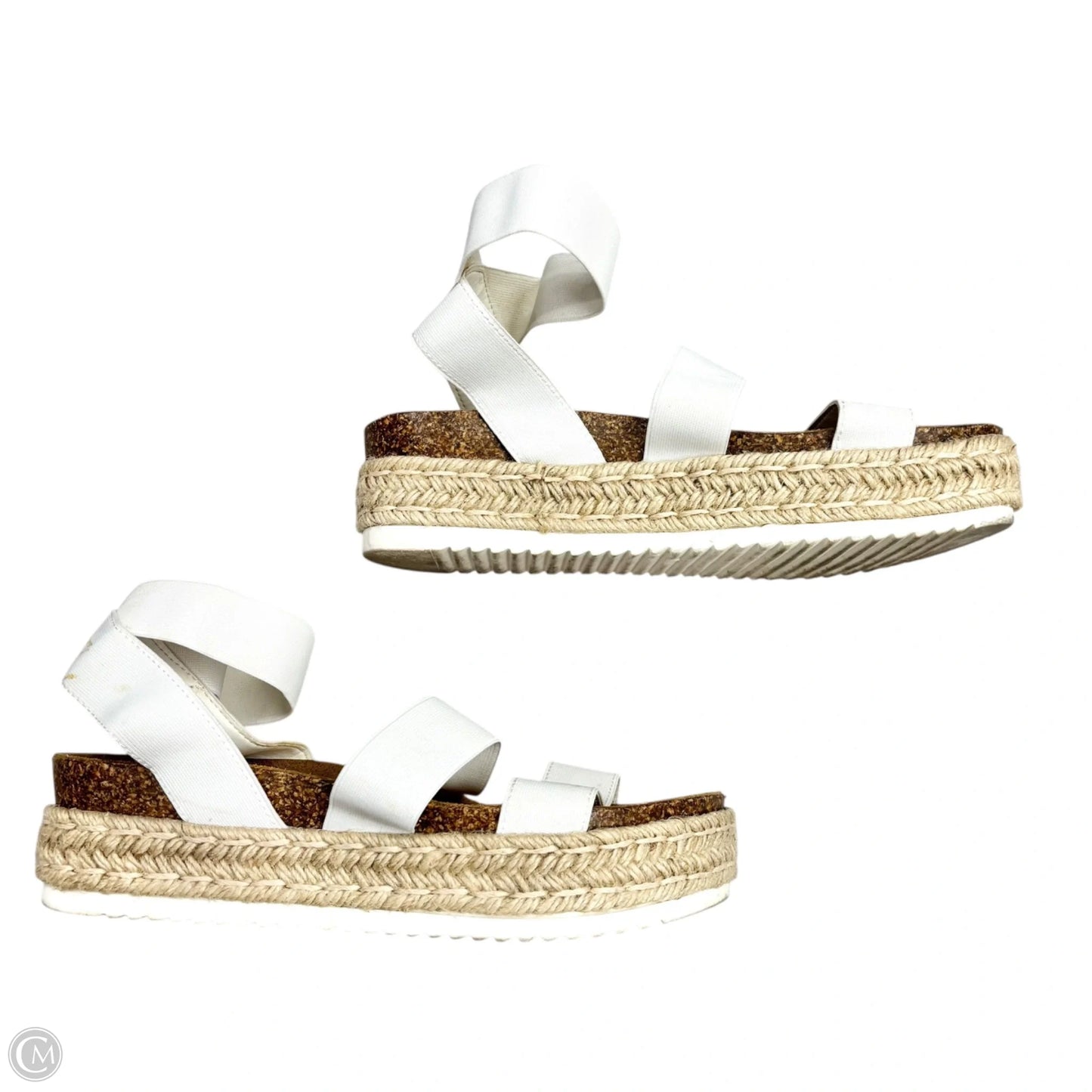 Sandals Flats By Steve Madden In White, Size: 9