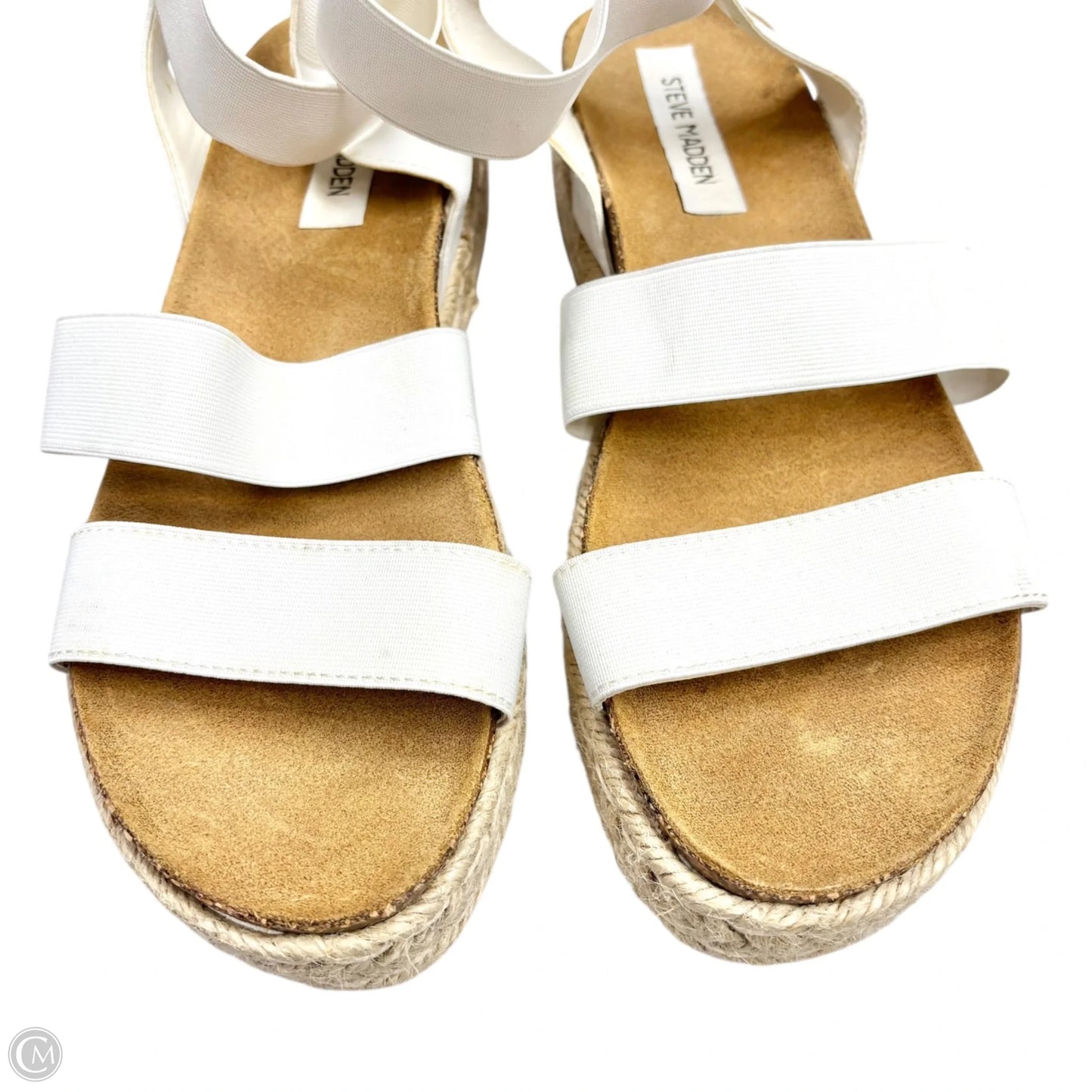 Sandals Flats By Steve Madden In White, Size: 9