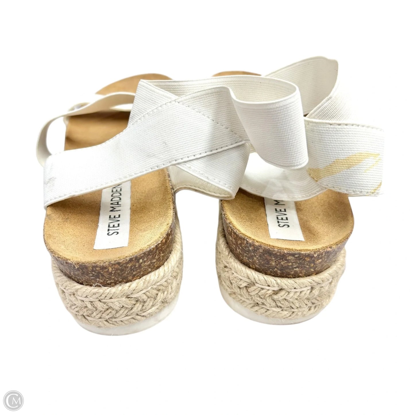 Sandals Flats By Steve Madden In White, Size: 9
