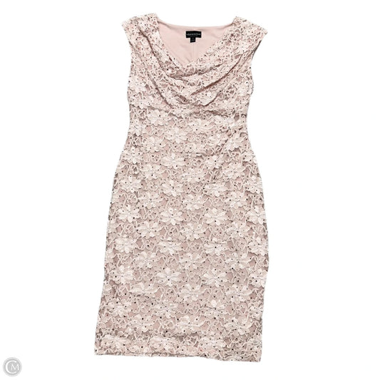 Dress Party Midi By Connected Apparel In Pink, Size: M