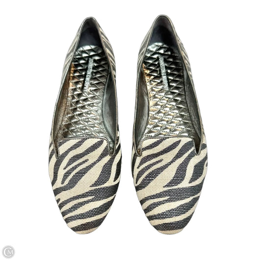 Shoes Flats By Johnston & Murphy In Silver & Tan, Size: 7