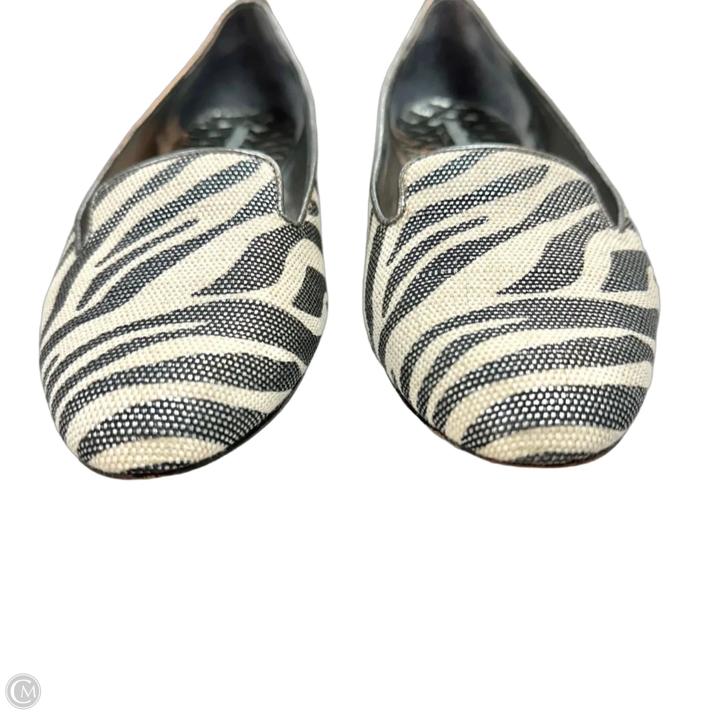 Shoes Flats By Johnston & Murphy In Silver & Tan, Size: 7