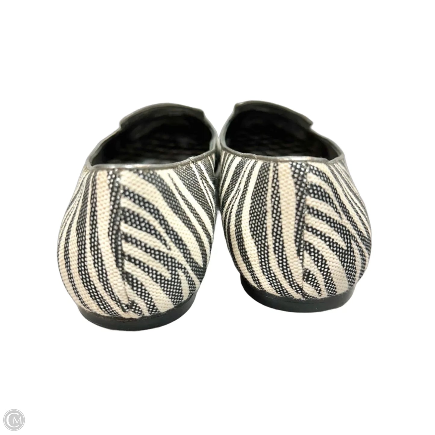 Shoes Flats By Johnston & Murphy In Silver & Tan, Size: 7