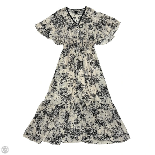 Dress Casual Maxi By Kate And Lily In Black & Cream, Size: Mp