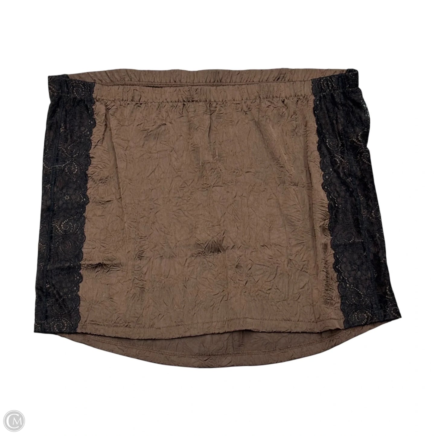 Skirt Mini & Short By Anthropologie In Black & Brown, Size: M