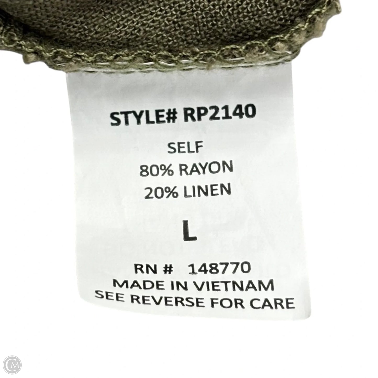 Pants Wide Leg By Sienna Sky In Green, Size: L