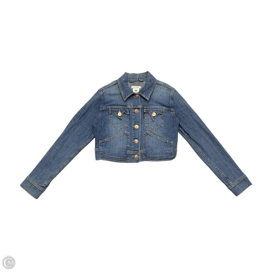 Jacket Denim By Levis In Blue Denim, Size: L