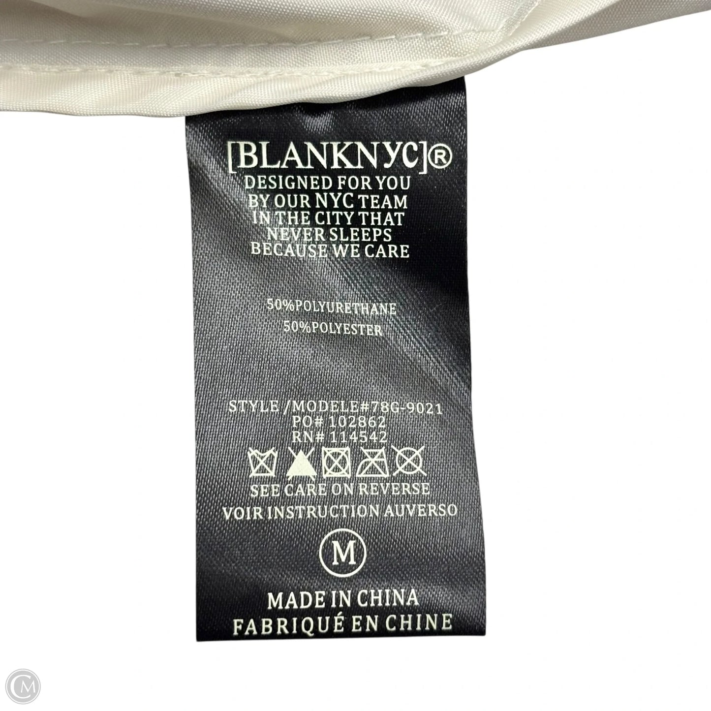 Jacket Windbreaker By Blanknyc In Cream, Size: M