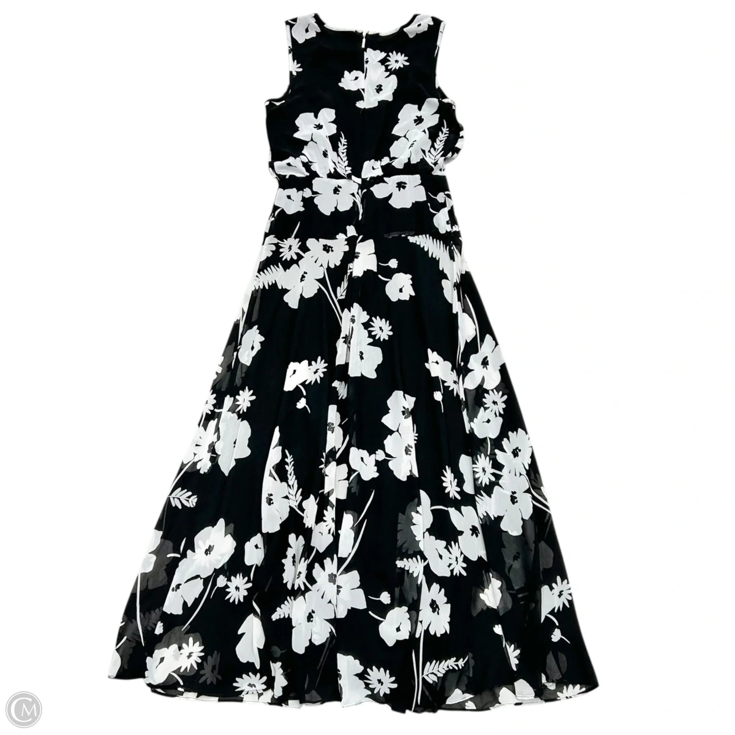 Dress Designer By Karl Lagerfeld In Black & White, Size: Xs