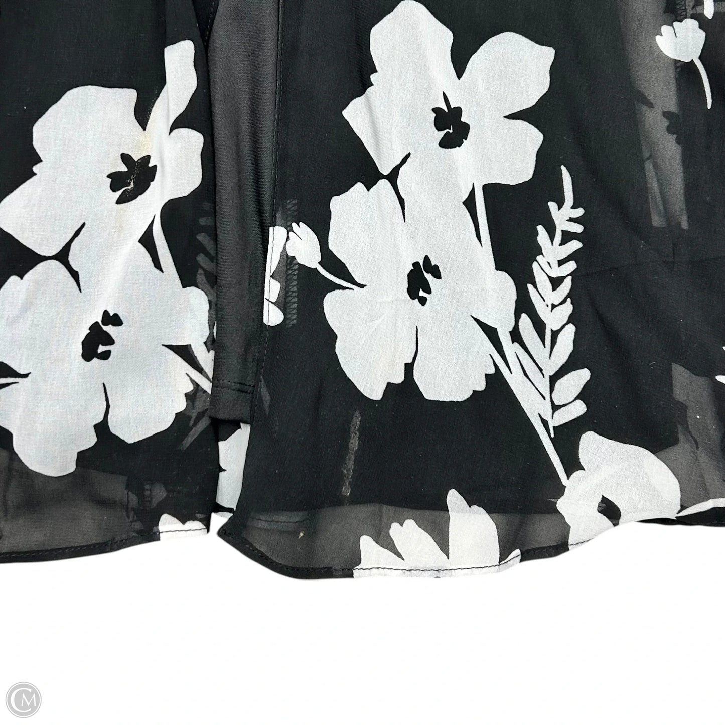 Dress Designer By Karl Lagerfeld In Black & White, Size: Xs