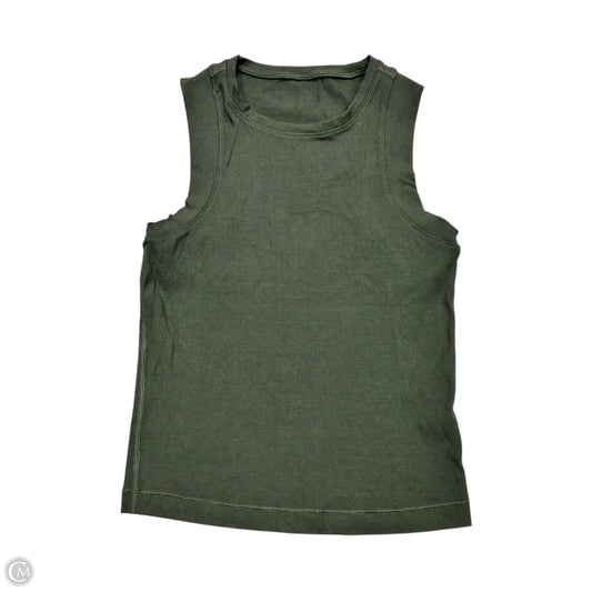 Athletic Tank Top By Vuori In Green, Size: S