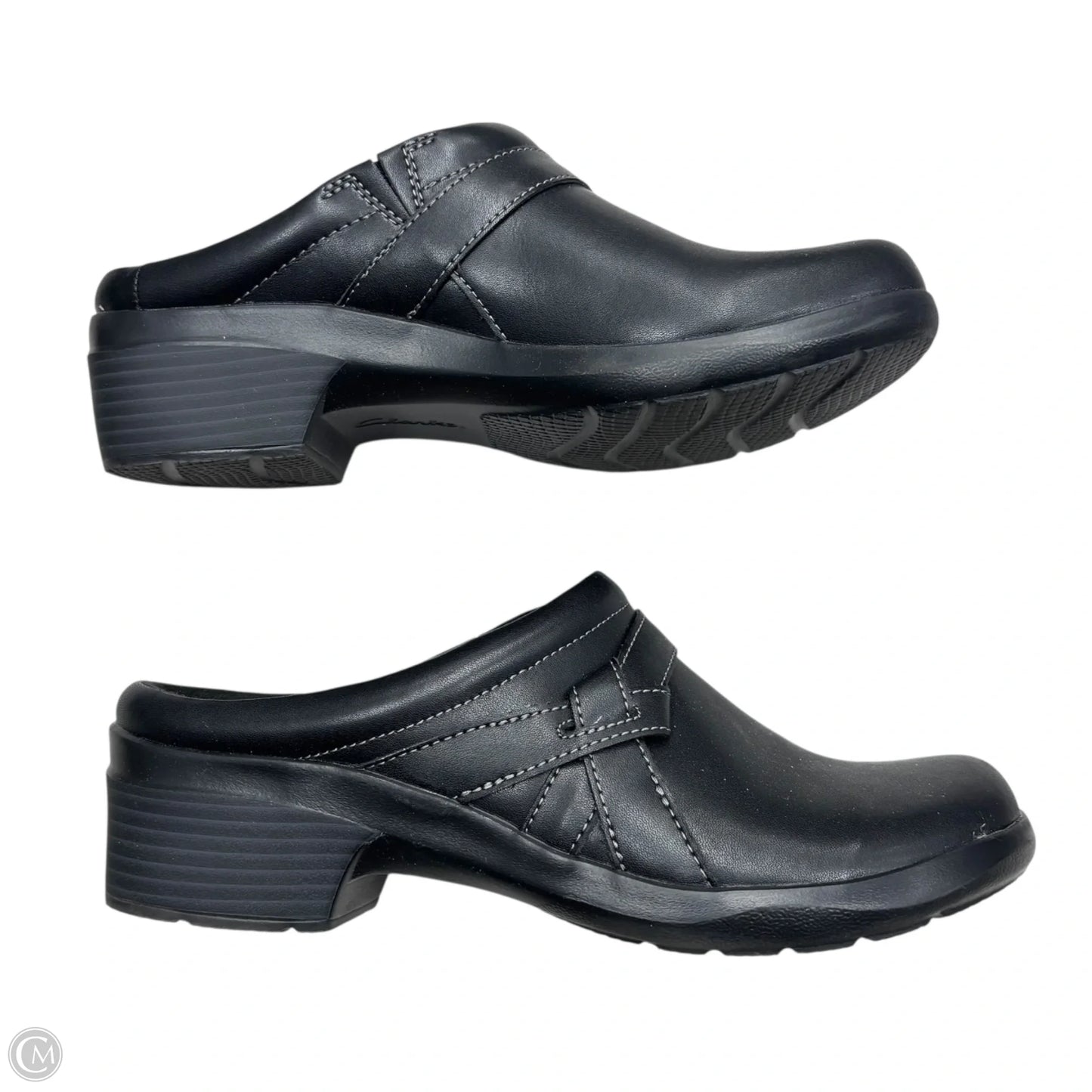 Shoes Flats By Clarks In Black, Size: 9