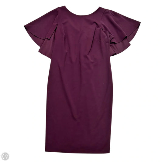 Dress Party Midi By Calvin Klein In Purple, Size: Xl