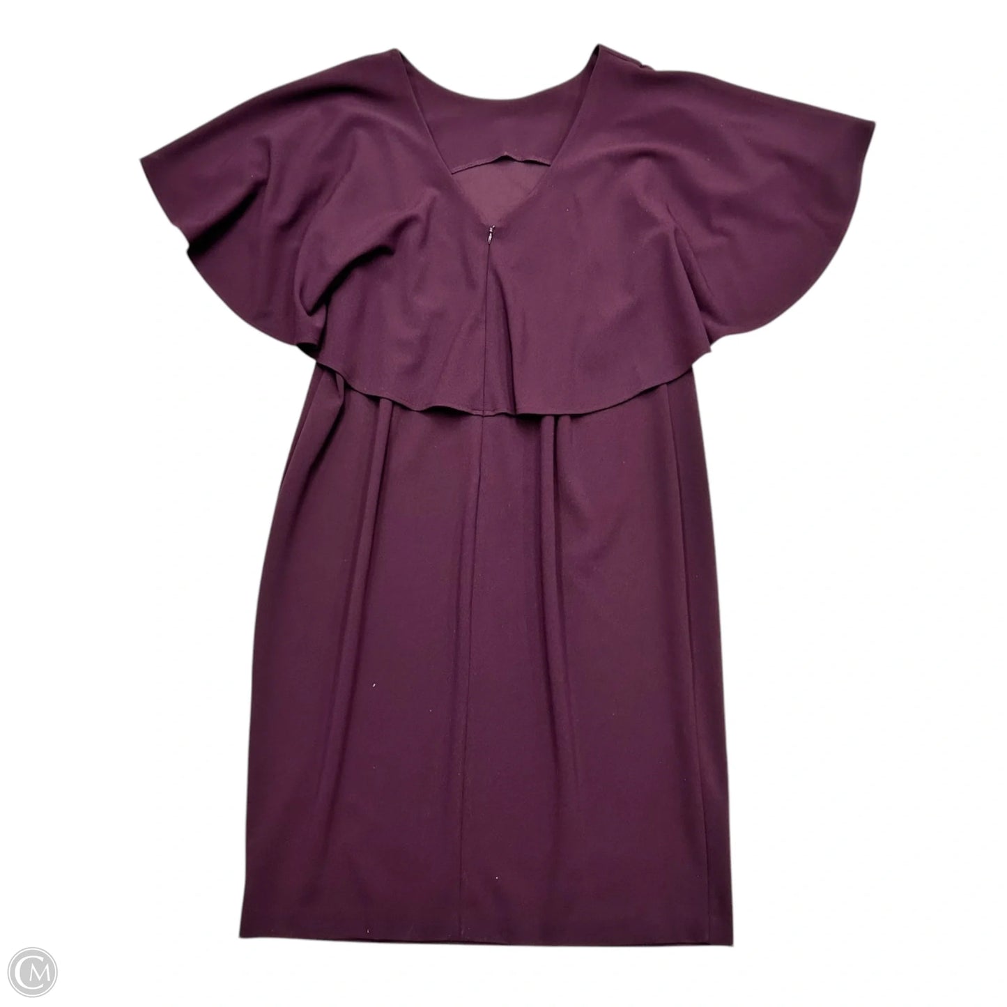 Dress Party Midi By Calvin Klein In Purple, Size: Xl