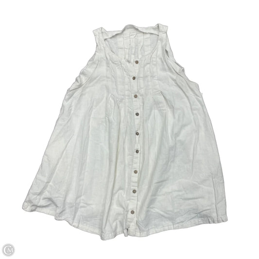 Tunic Sleeveless By Free People In White, Size: L