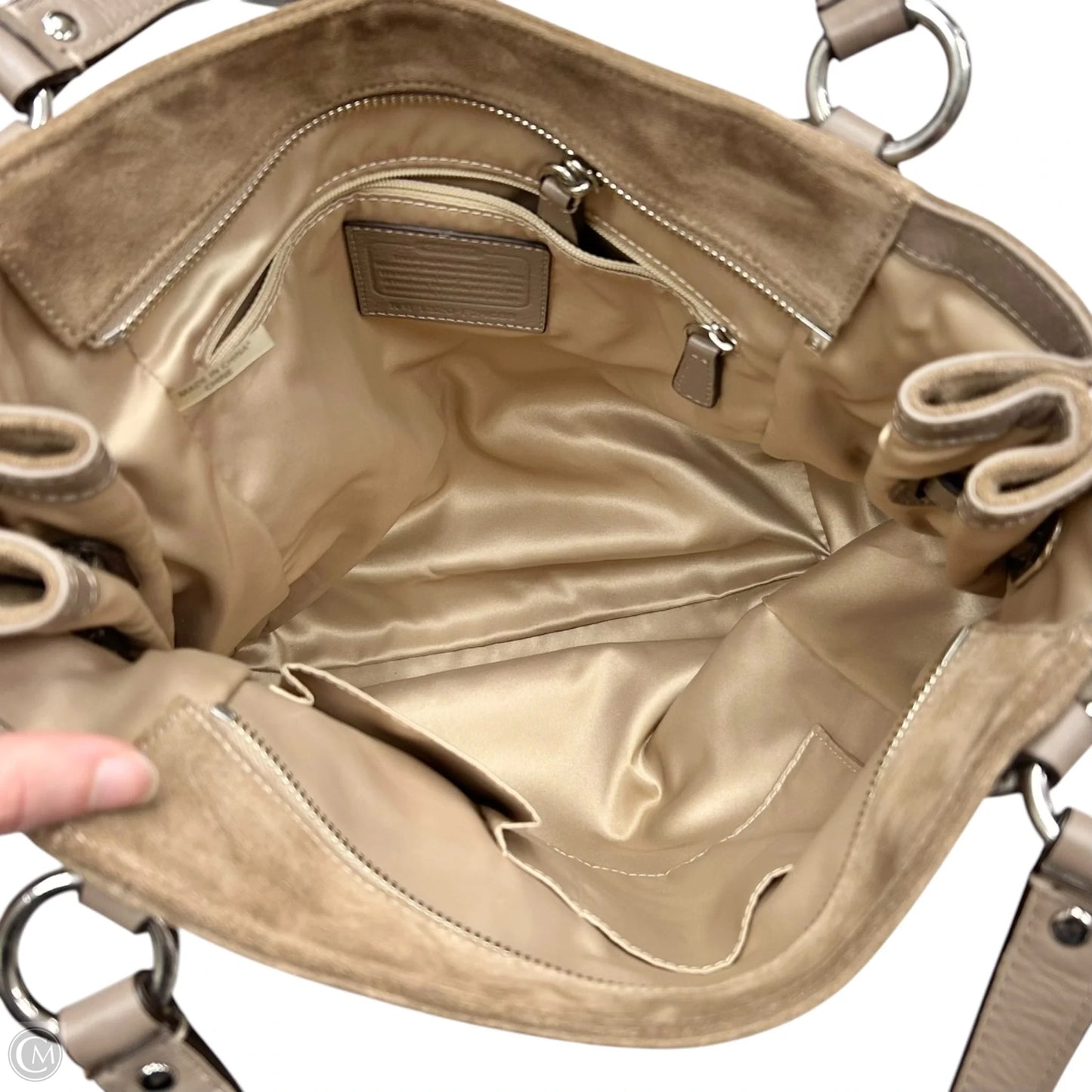 Handbag Designer By Coach, Size: Medium