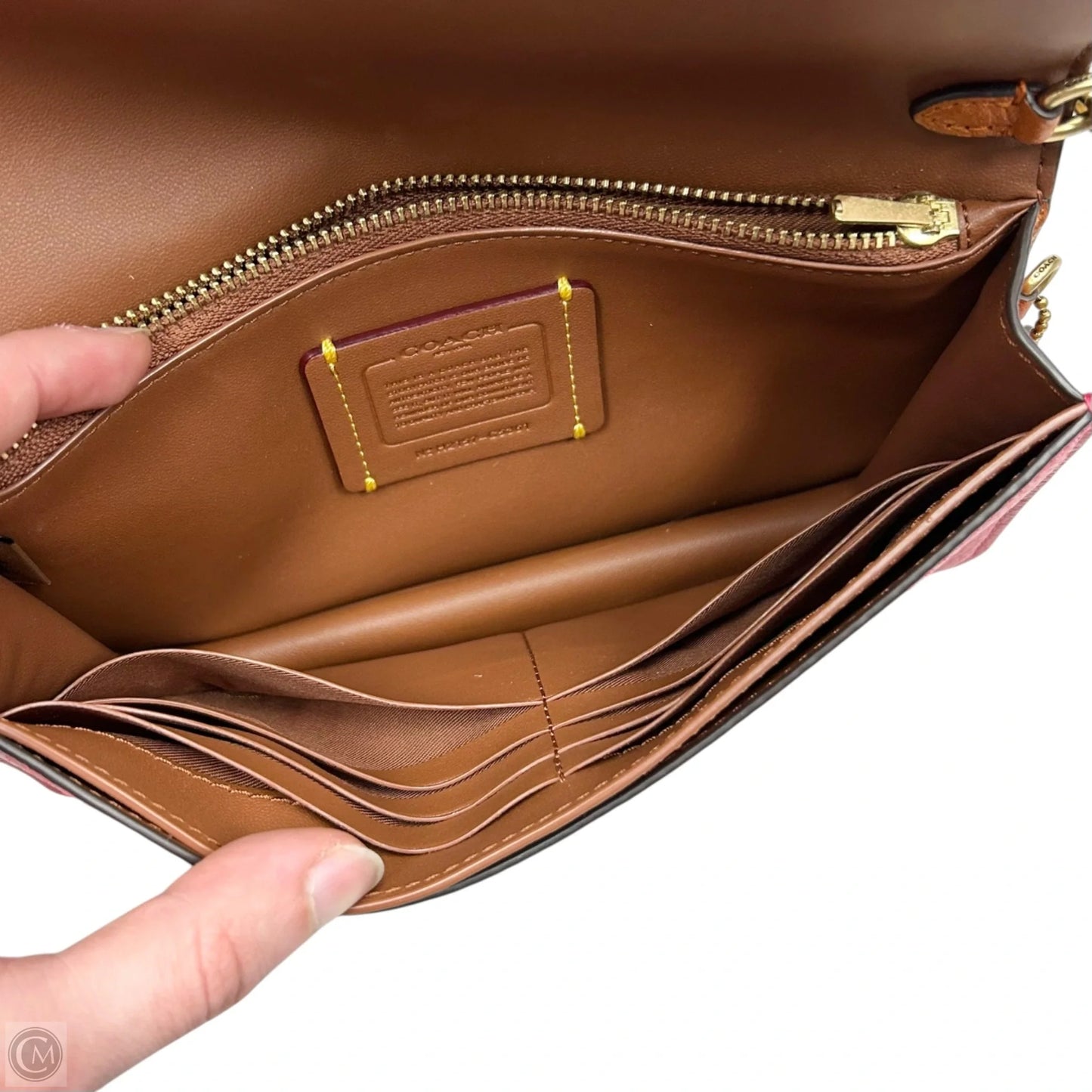 Crossbody Designer By Coach, Size: Small