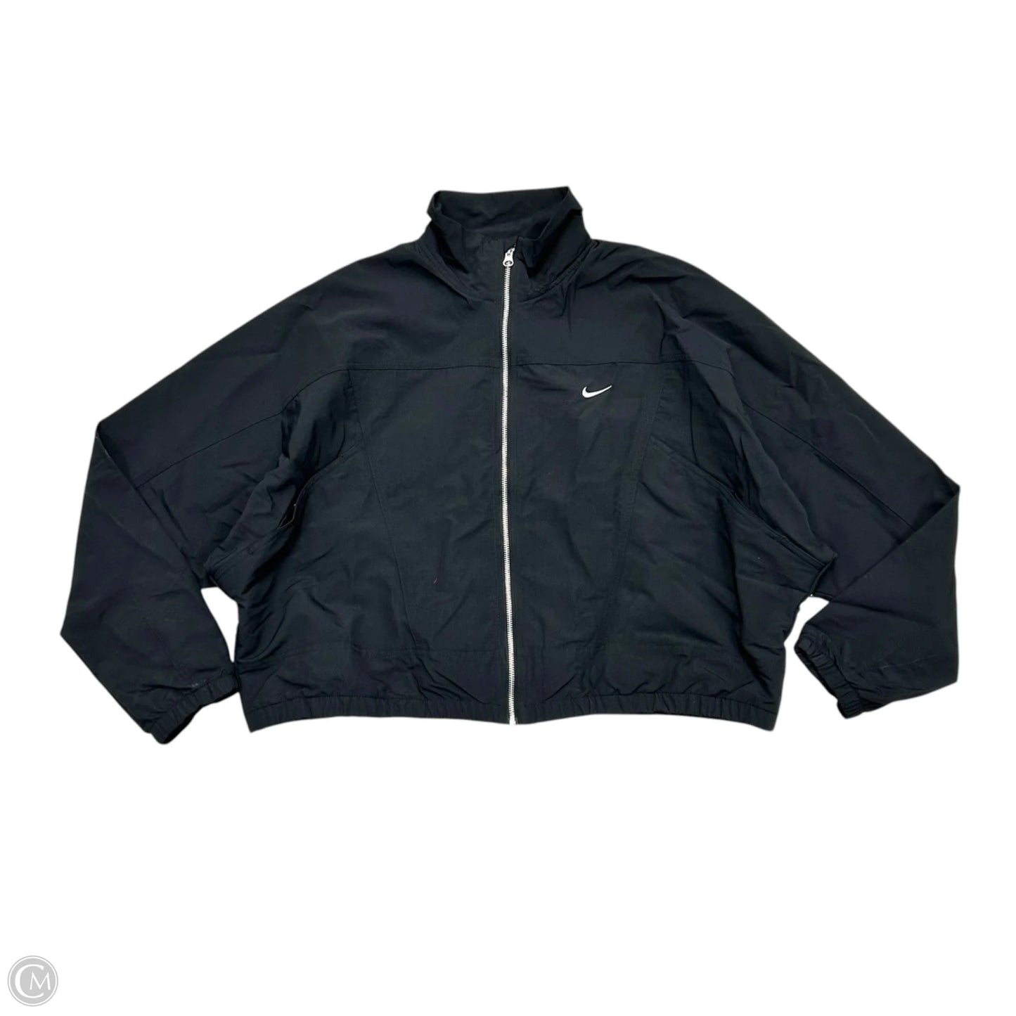 Athletic Jacket By Nike Apparel In Black, Size: Xl