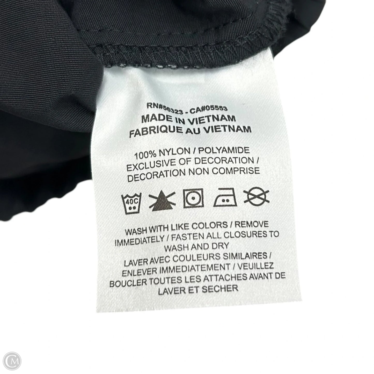 Athletic Jacket By Nike Apparel In Black, Size: Xl