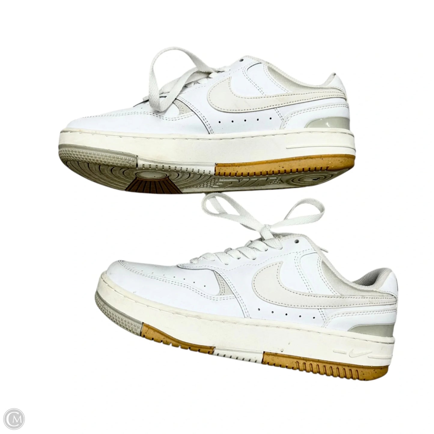 Shoes Athletic By Nike In White, Size: 8